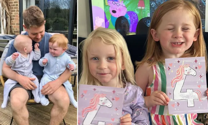 Twin Sisters Receive Heartwarming Birthday Cards From Their Late Father Who Lost His Battle With a Brain Tumor