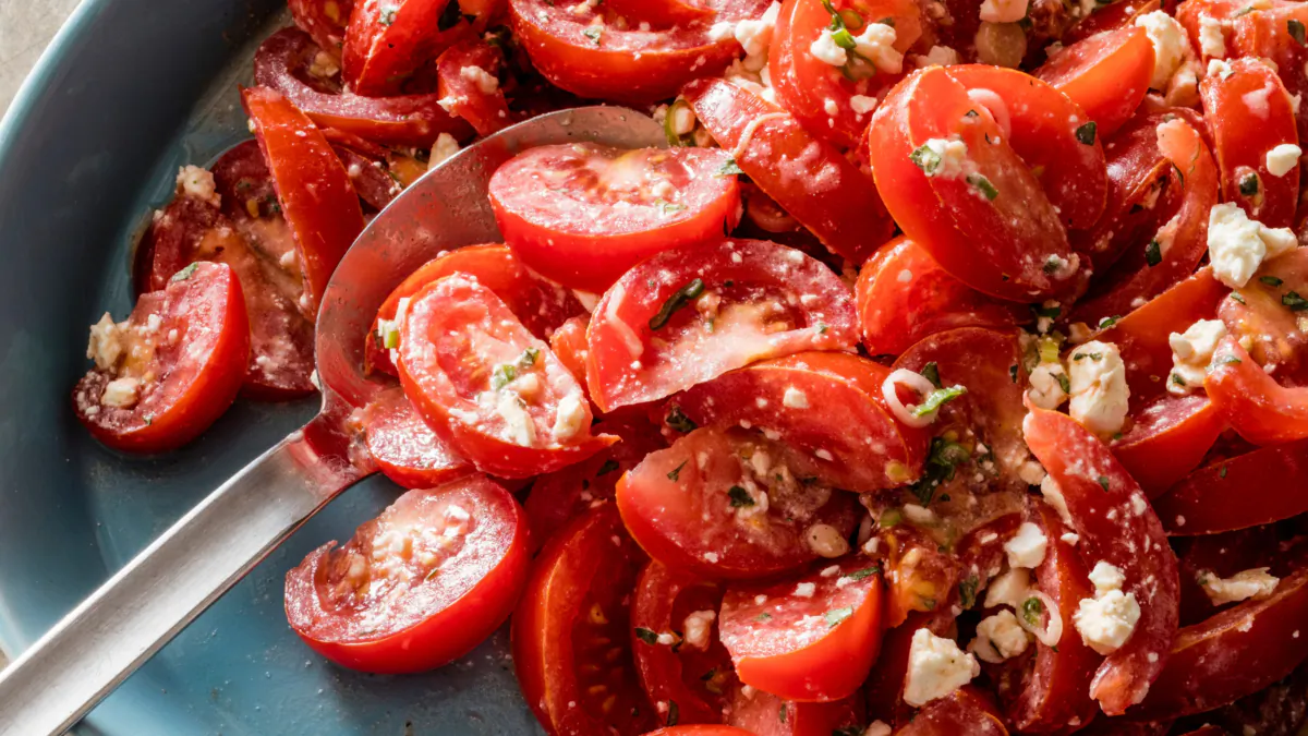 Nothing says summer like a salad filled with homegrown tomatoes! (Daniel J. van Ackere/TNS)