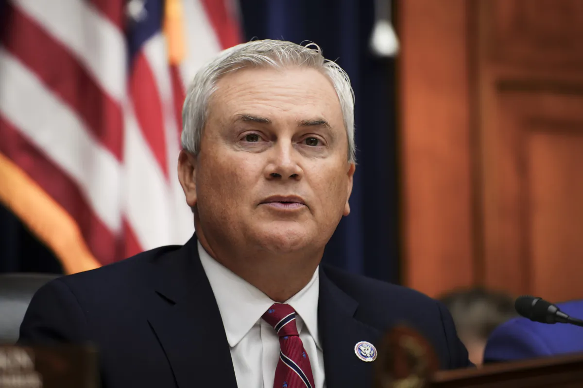 Rep. James Comer (R-Ky.) in Washington on July 19, 2023. (Madalina Vasiliu/The Epoch Times)