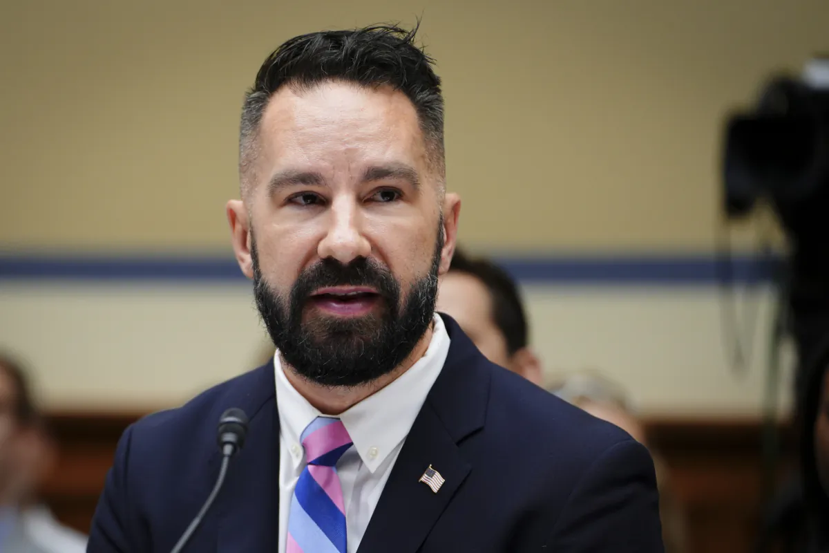 Whistleblower Joseph Ziegler, IRS criminal investigator, testifies before the Full Committee on Oversight and Accountability at a hearing about the Biden Criminal Investigation at the U.S. Congress in Washington on July 19, 2023. (Madalina Vasiliu/The Epoch Times)