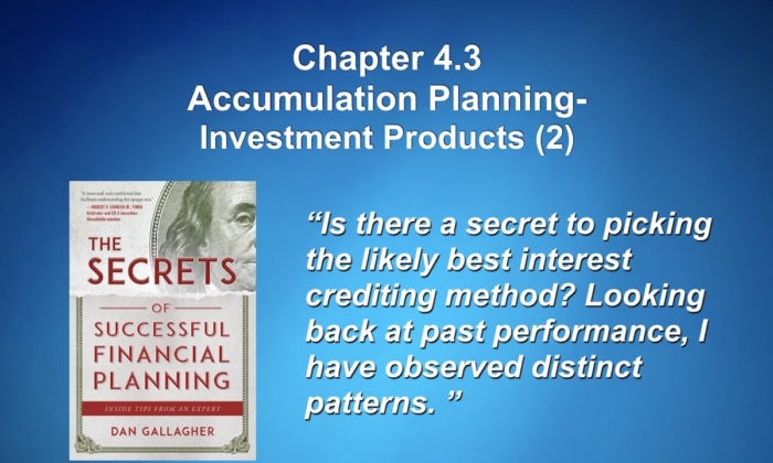 The Secrets of Successful Financial Planning: Inside Tips From an Expert (Part 4.3)