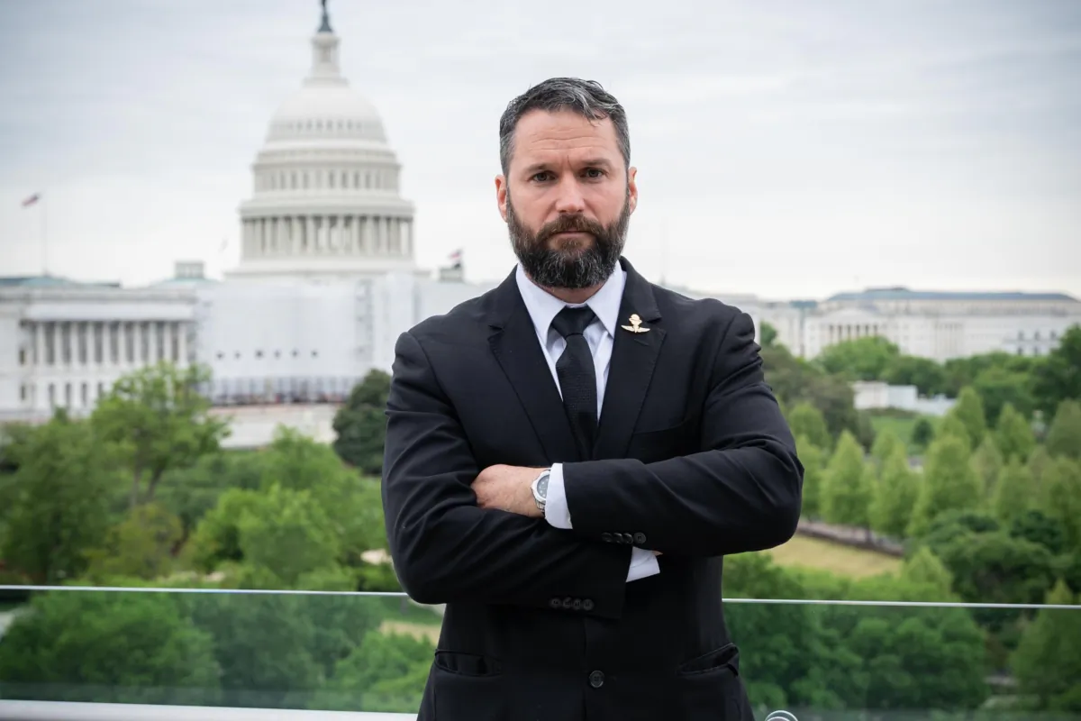 Tommy Waller, president and CEO of the Center for Security Policy. (Lei Chen/The Epoch Times)
