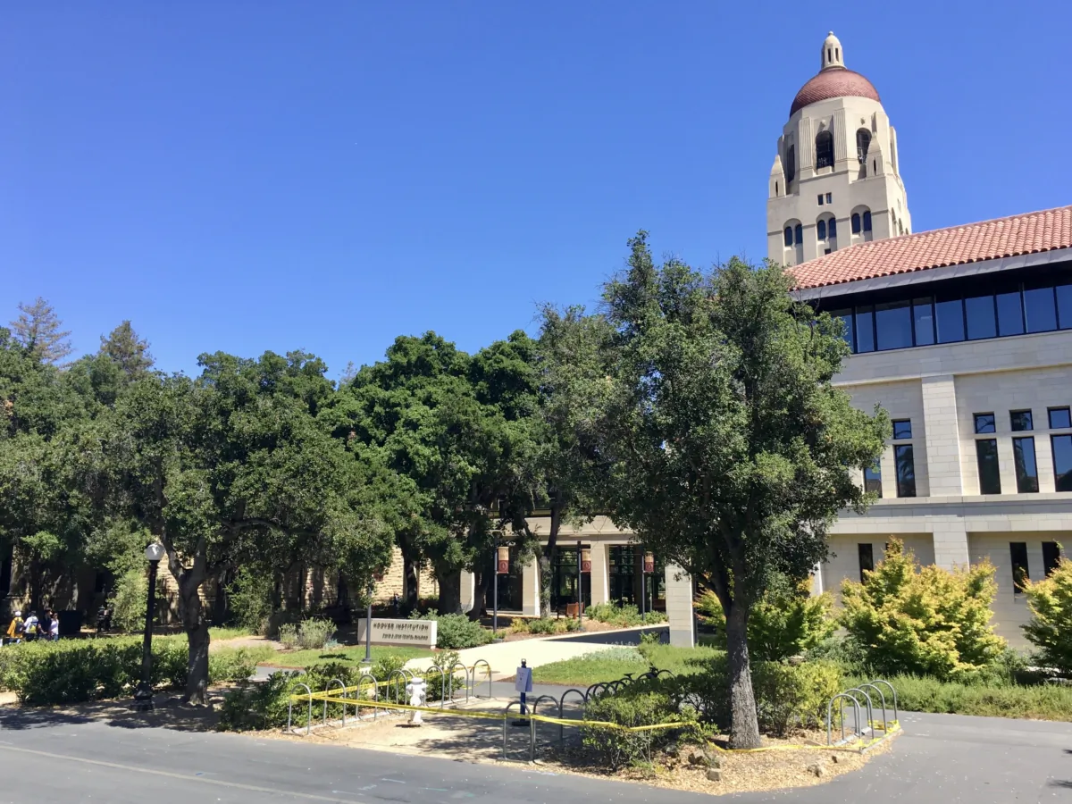 The Hoover Institution at Stanford University in Stanford, Calif., on Aug. 17, 2019. (Joyce Kuo/The Epoch Times)