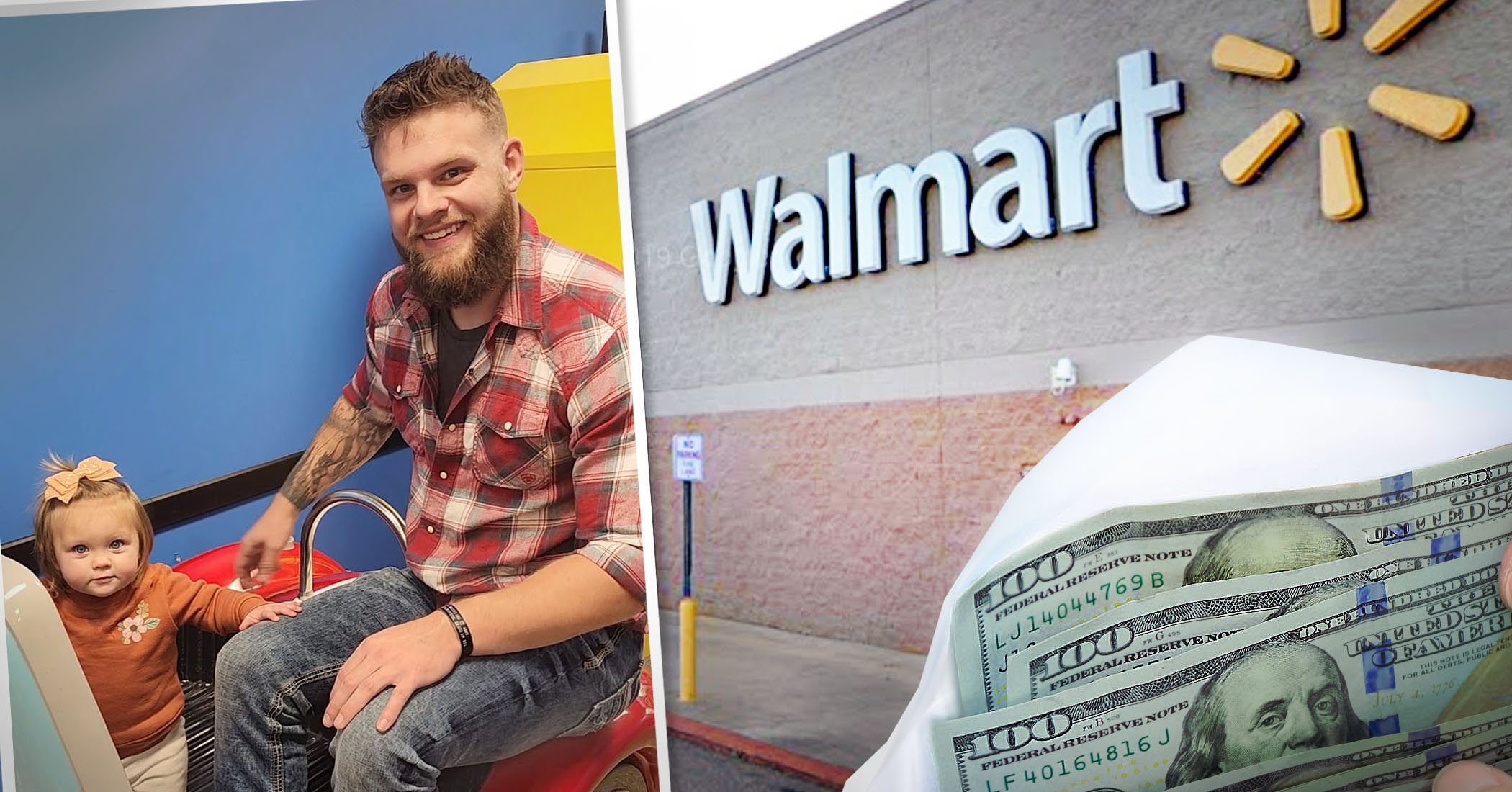 NextImg:Ohio dad finds $2,000 in shopping cart at Walmart—Here's what he did next