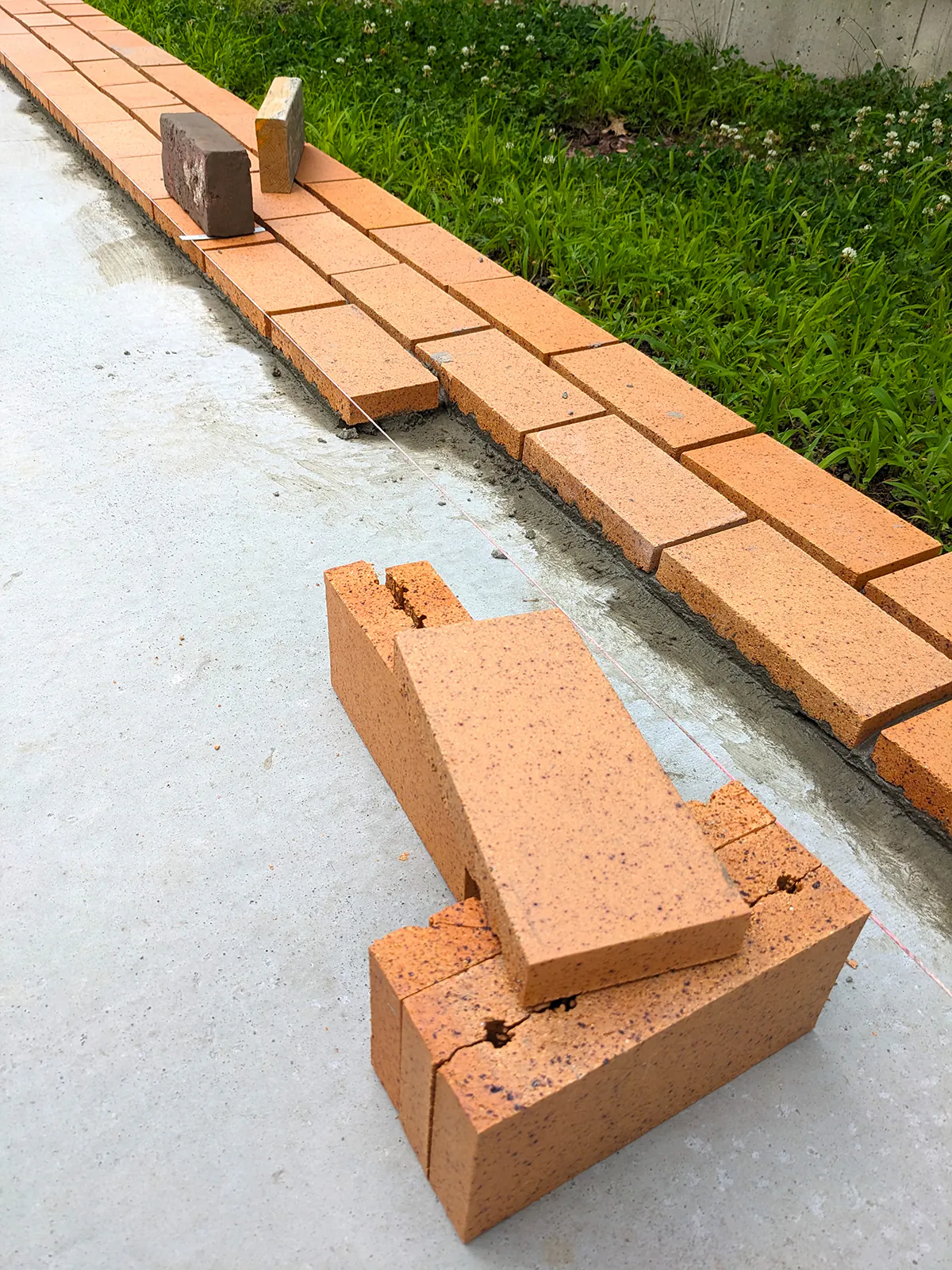 You’re looking at split clay paving brick I’m installing at my son’s house. This brick will never change color and can last hundreds of years. (Tim Carter/Tribune Content Agency/TNS)