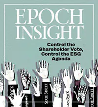 Shareholder Votes the Key to ESG Agenda