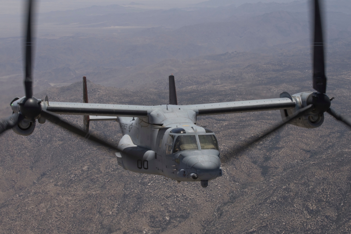 Deadly Crash of Marine Osprey Last Year Was Caused by Mechanical Failure, Report Says