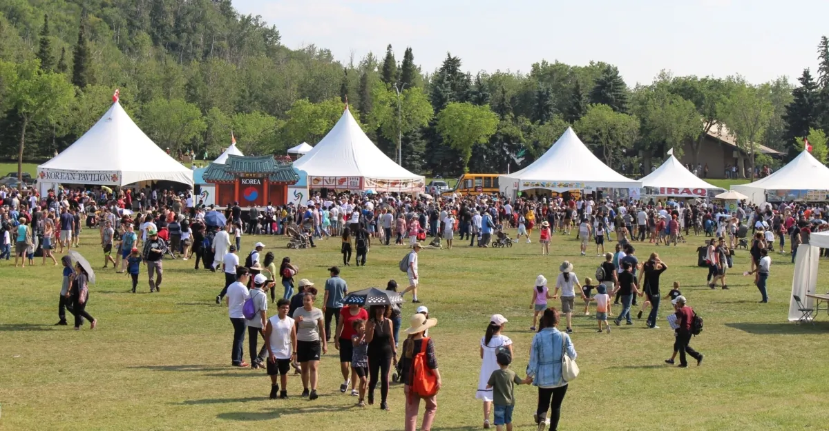 The Edmonton Heritage Festival in August 2018. (The Epoch Times)