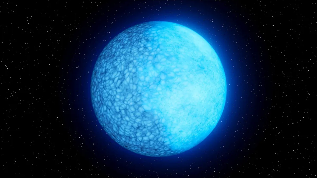 An artist's concept shows the two-faced white dwarf star nicknamed Janus in a file photo. (K. Miller, Caltech/IPAC/Handout via Reuters)