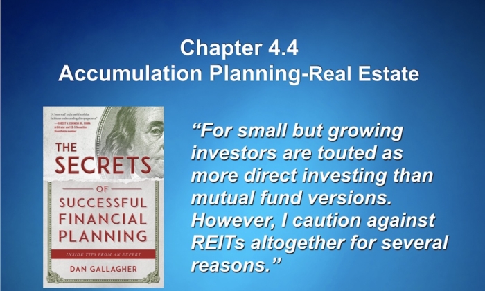 The Secrets of Successful Financial Planning: Inside Tips From an Expert (Part 4.4)