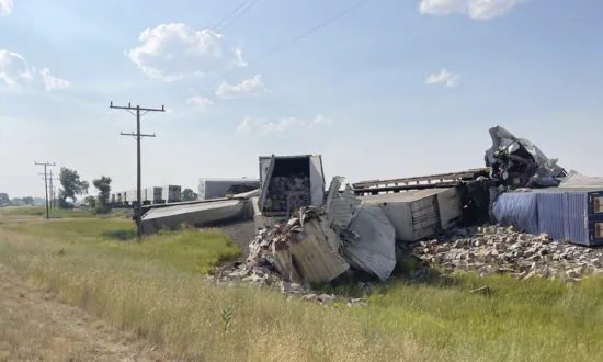 Train Derailment in Northern Montana Spills Freight, but Hazmat Car Safe