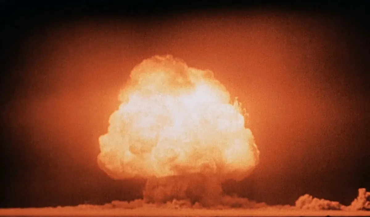 The Trinity test of the Manhattan Project was the first detonation of a nuclear device. (Public Domain)