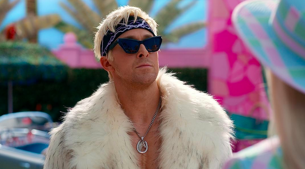 man in fur coat in BARBIE