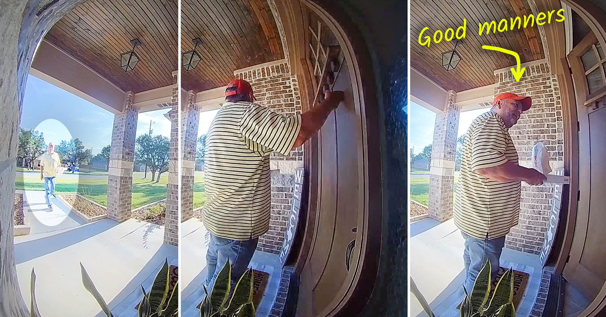 VIDEO: Kind DoorDash driver restores woman's faith in humanity with his manners after rude driver