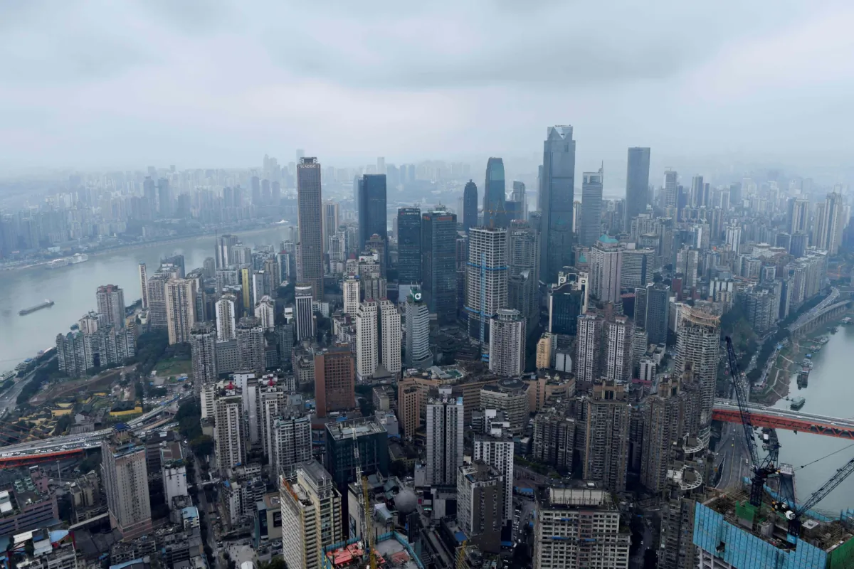 The skyline of Chongqing in southwest China's Chongqing Municipality on March 22, 2019. (Wang Zhao/AFP via Getty Images) 