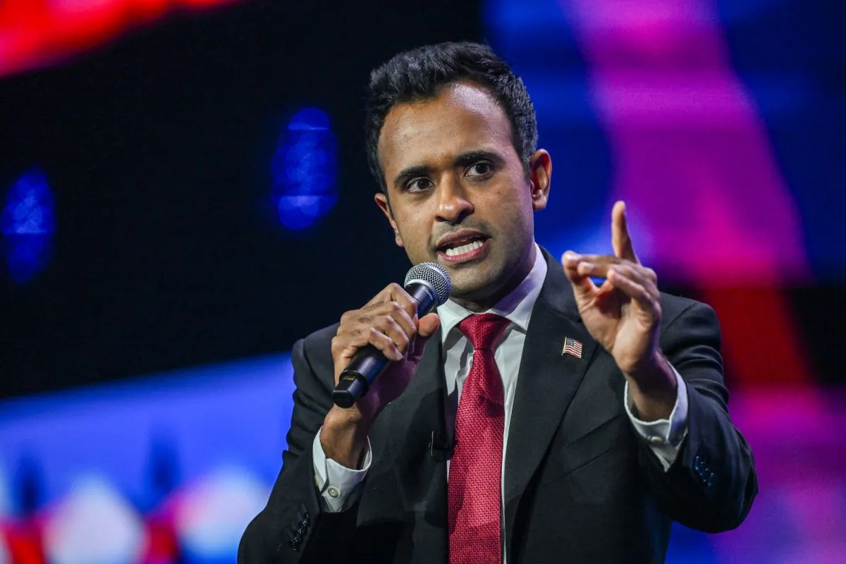 Vivek Ramaswamy, 2024 Republican presidential hopeful. (Giorgio Viera/AFP via Getty Images)