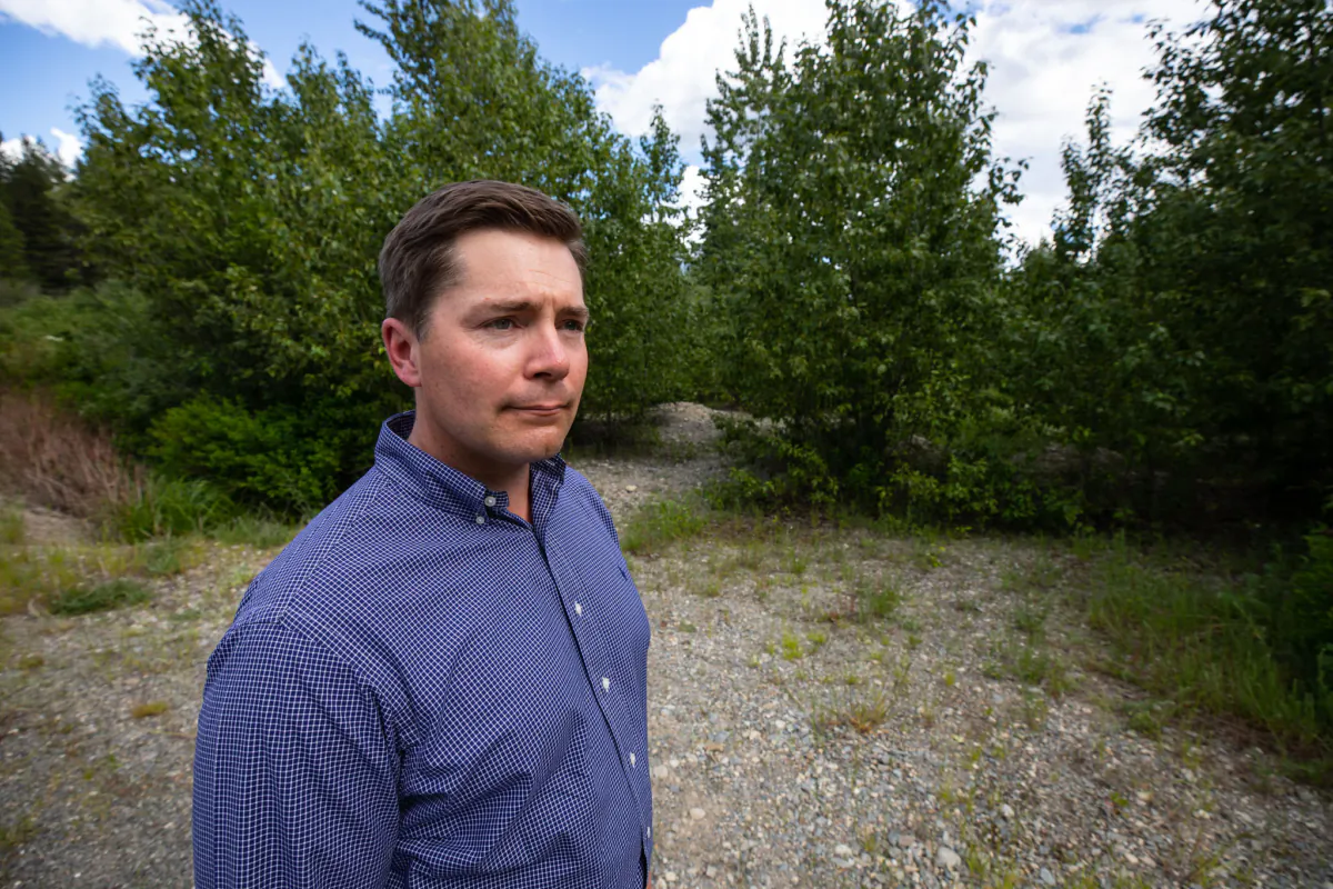 Damien Schiff of the Pacific Legal Foundation on property owned by Michael and Chantell Sackett, at Priest Lake in Bonner County, Idaho in 2023. Schiff represented the Sacketts in their 16 year legal battle with the EPA over alleged Clean Water Act violations. The Sackett's prevailed in a landmark Supreme Court decision on May 25, 2023. (Courtesy of the Pacific Legal Foundation)
