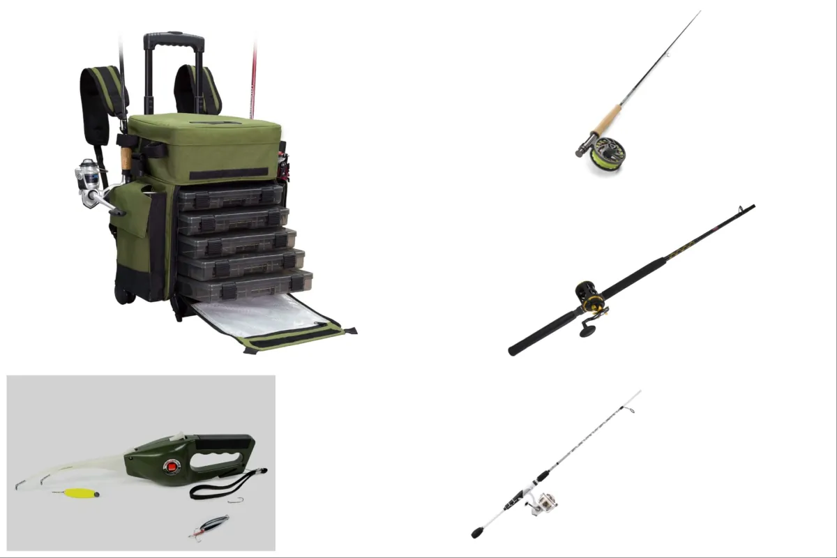 (Courtesy of Abu Garcia, Ronco, Penn, Calissa Fishing, Orvis)