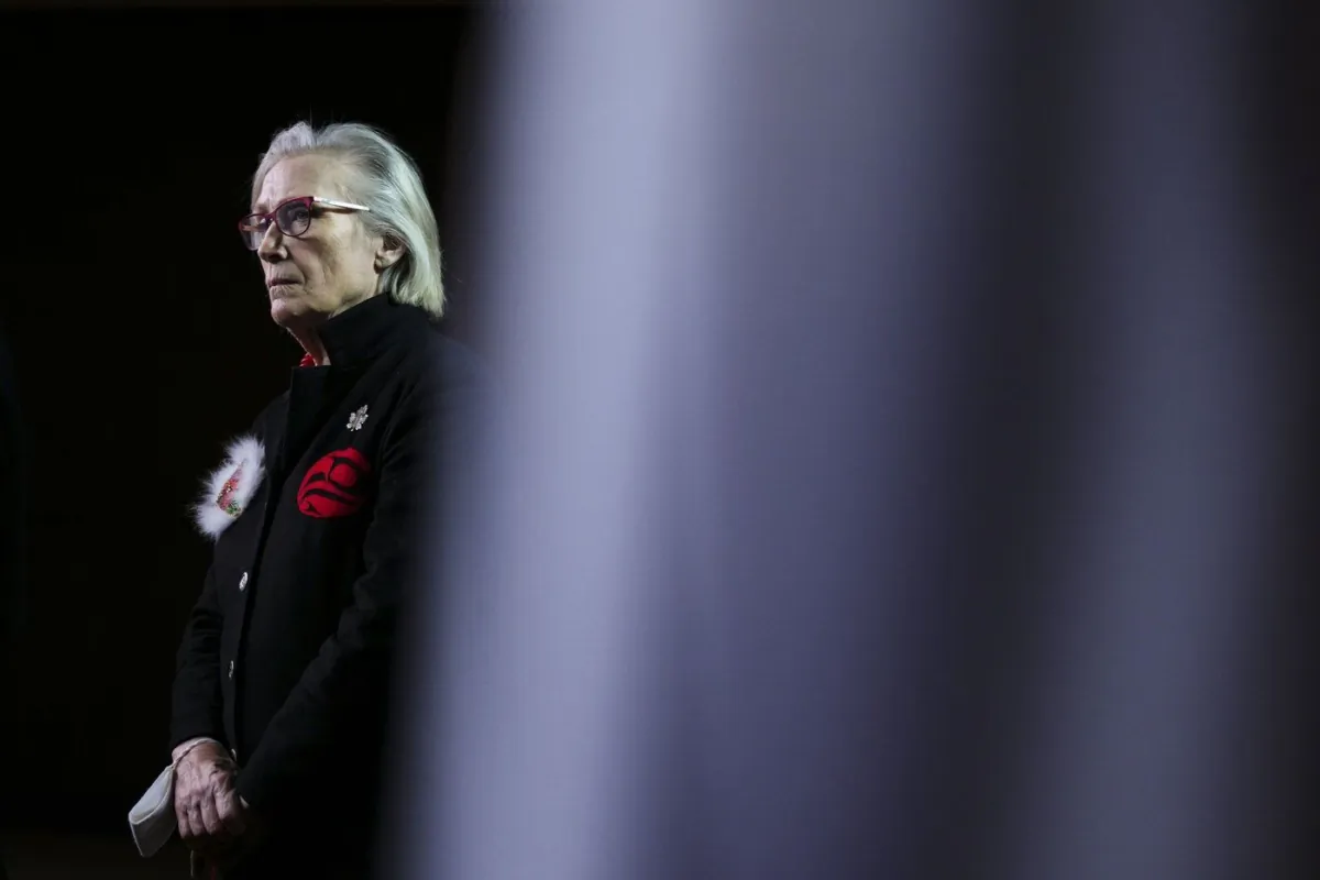 Minister of Mental Health and Addictions Carolyn Bennett announced this term will be her last as an MP. Bennett is seen at a press conference on Parliament Hill in Ottawa, Dec. 15, 2022. (The Canadian Press/Sean Kilpatrick)
