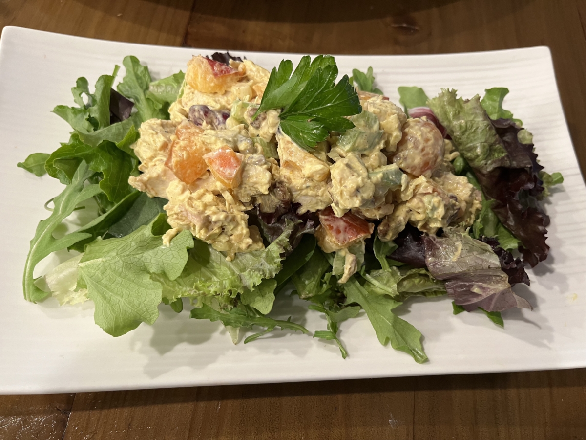 Curried Summer Fruit Chicken Salad Cools Off the Kitchen