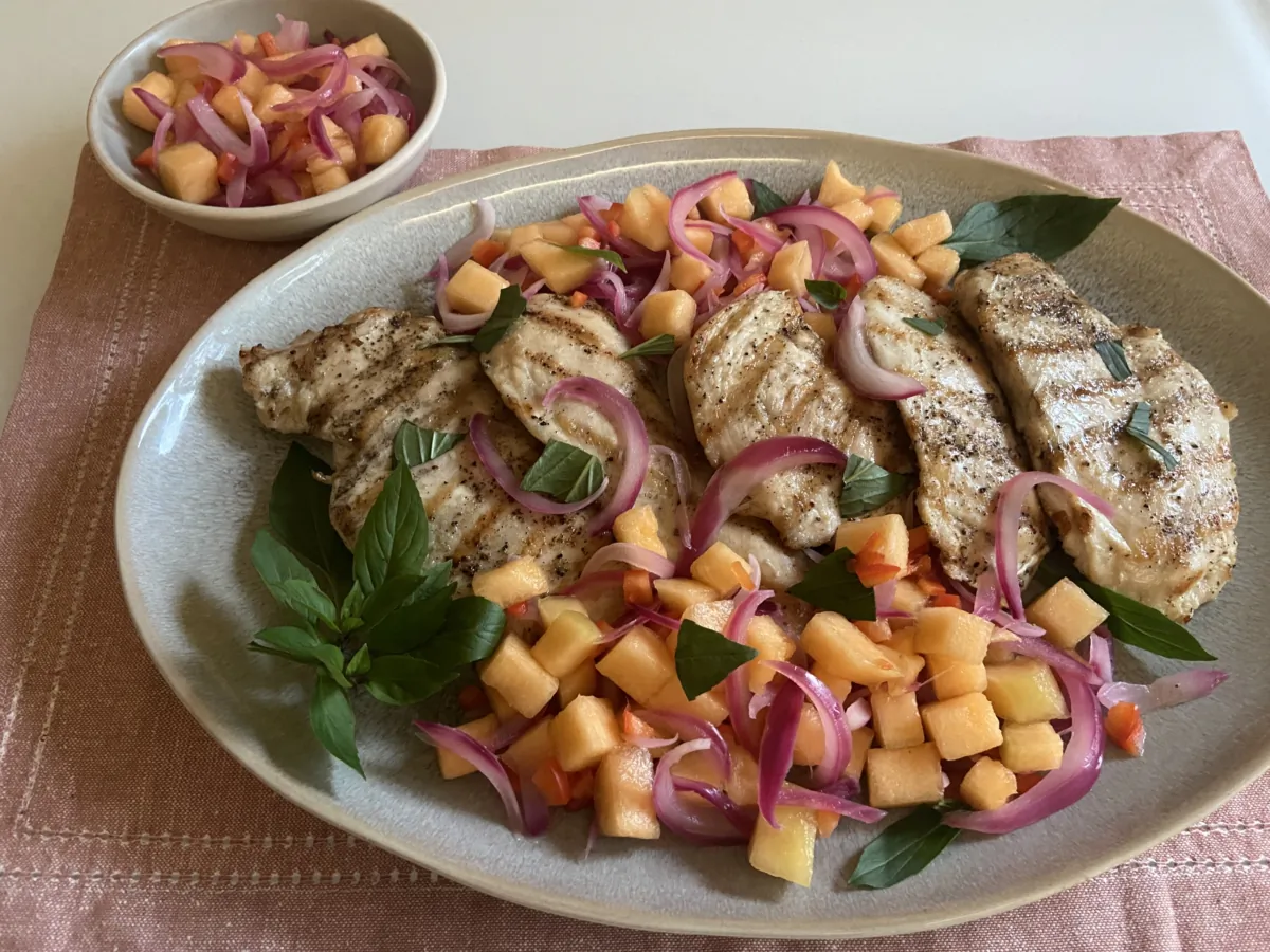 Savory elements prove terrific with melon. (JeanMarie Brownson/TNS)