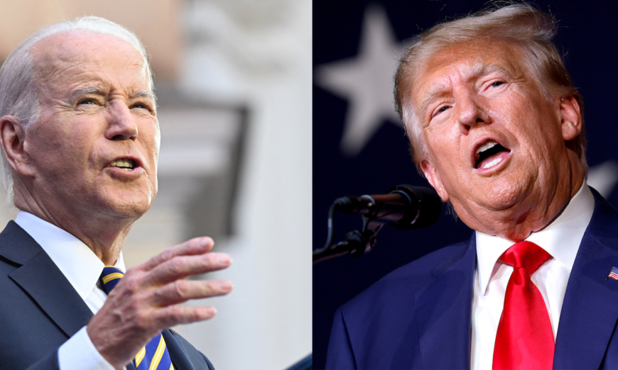 Biden and Trump compete for blue-collar support at UAW strike.