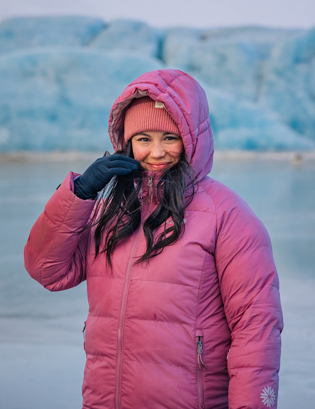 Kyana Sue Powers, a US native who moved to Iceland in 2019 after falling in love with the country.