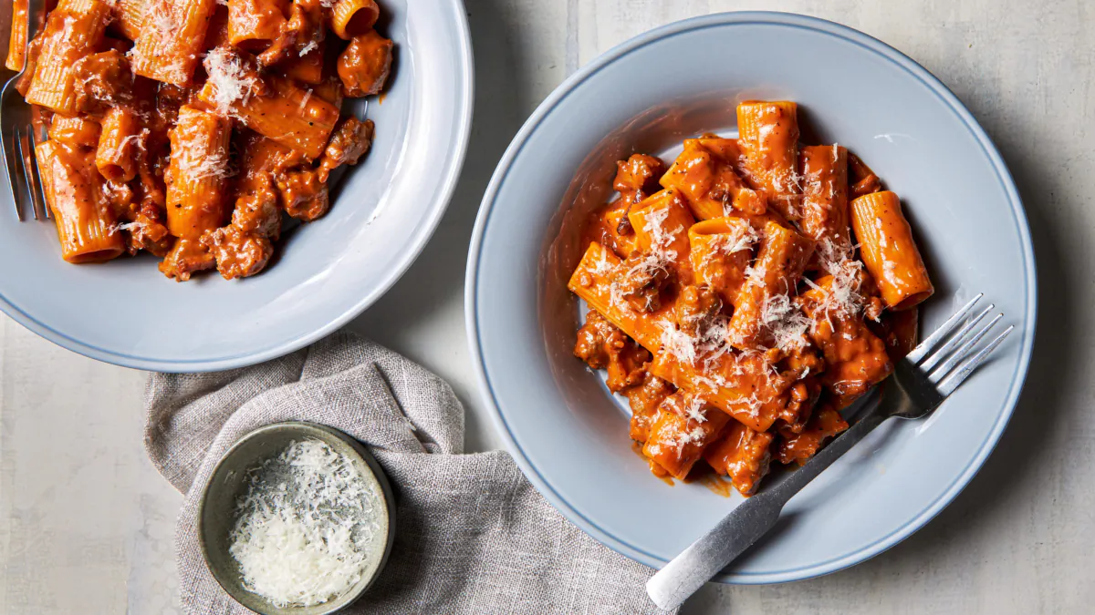 Pasta alla zozzona is a creamy, meaty crowd-pleaser. (America's Test Kitchen/TNS)
