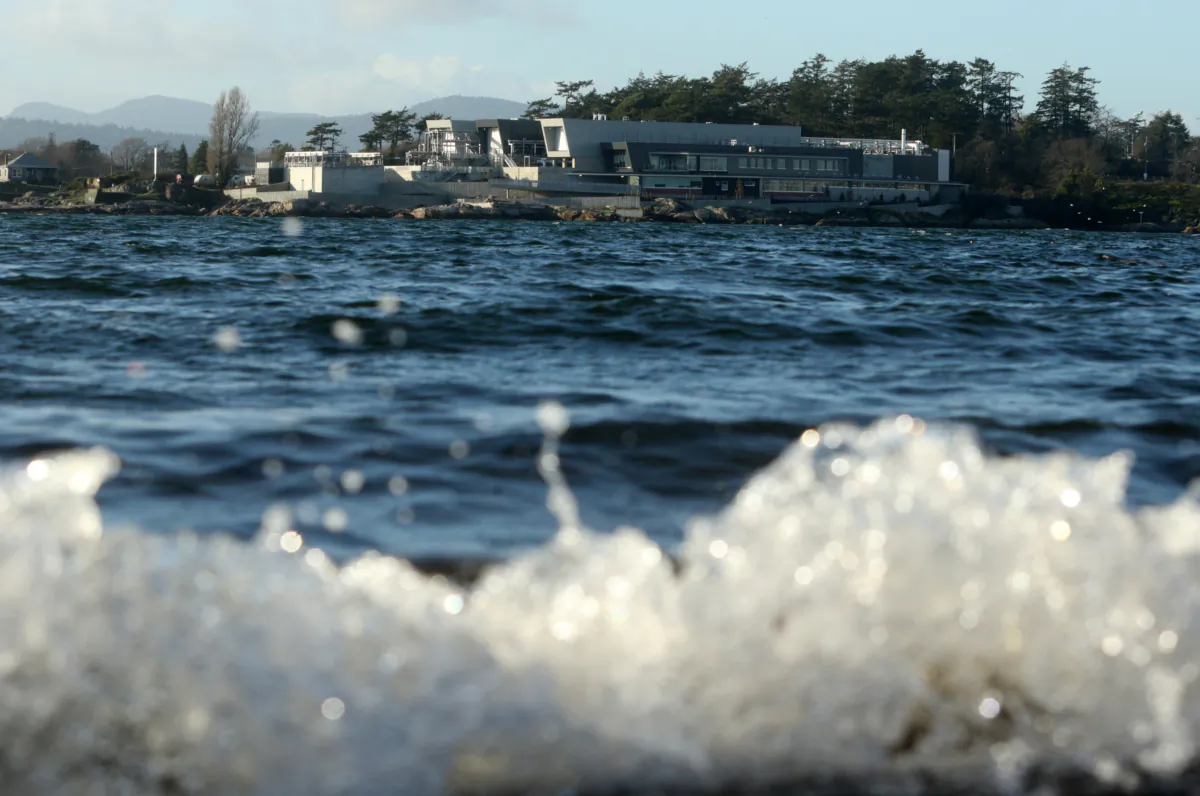 A wastewater treatment plant in Vancouver Island in a file photo. (The Canadian Press/Chad Hipolito)