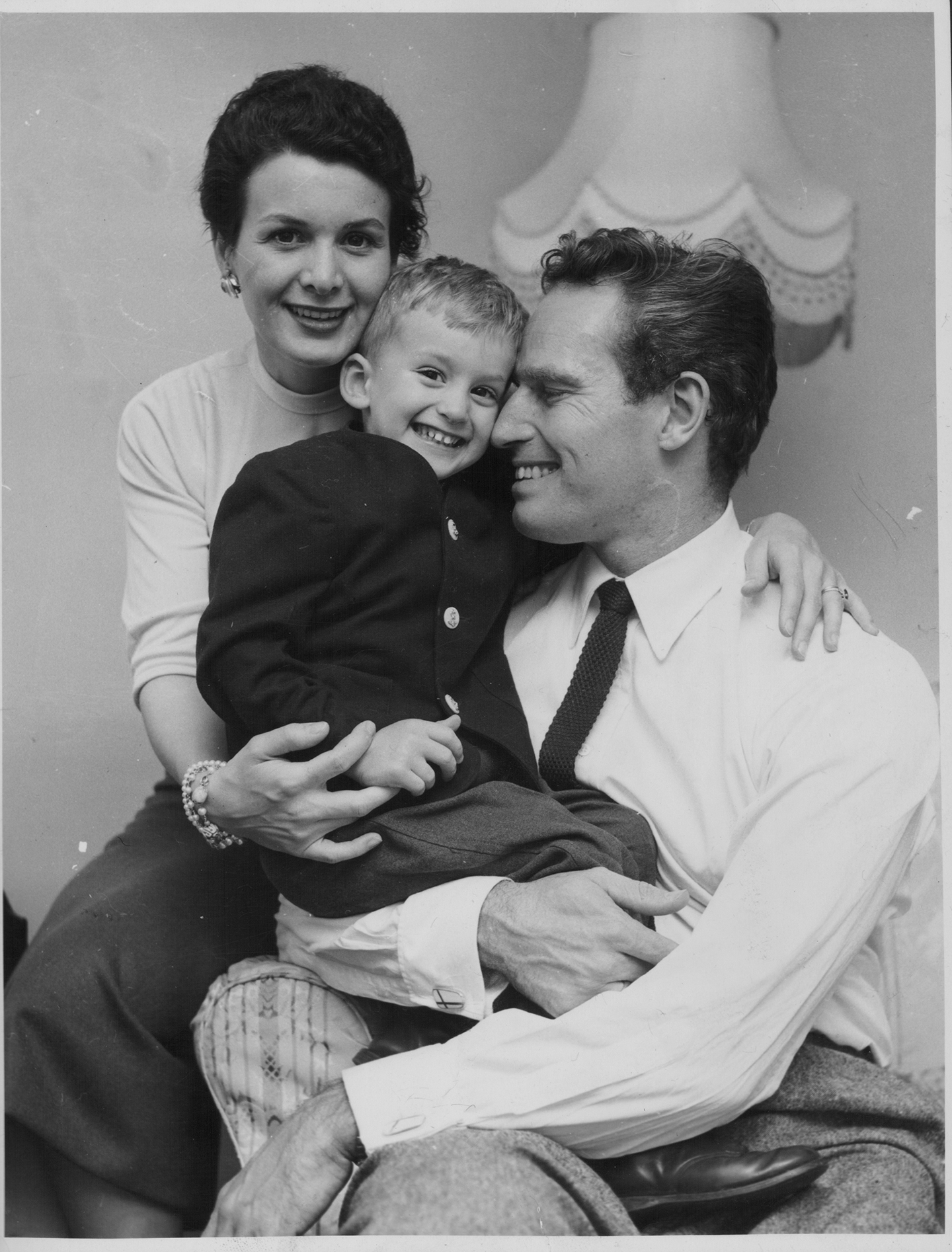 Charlton Heston and Son