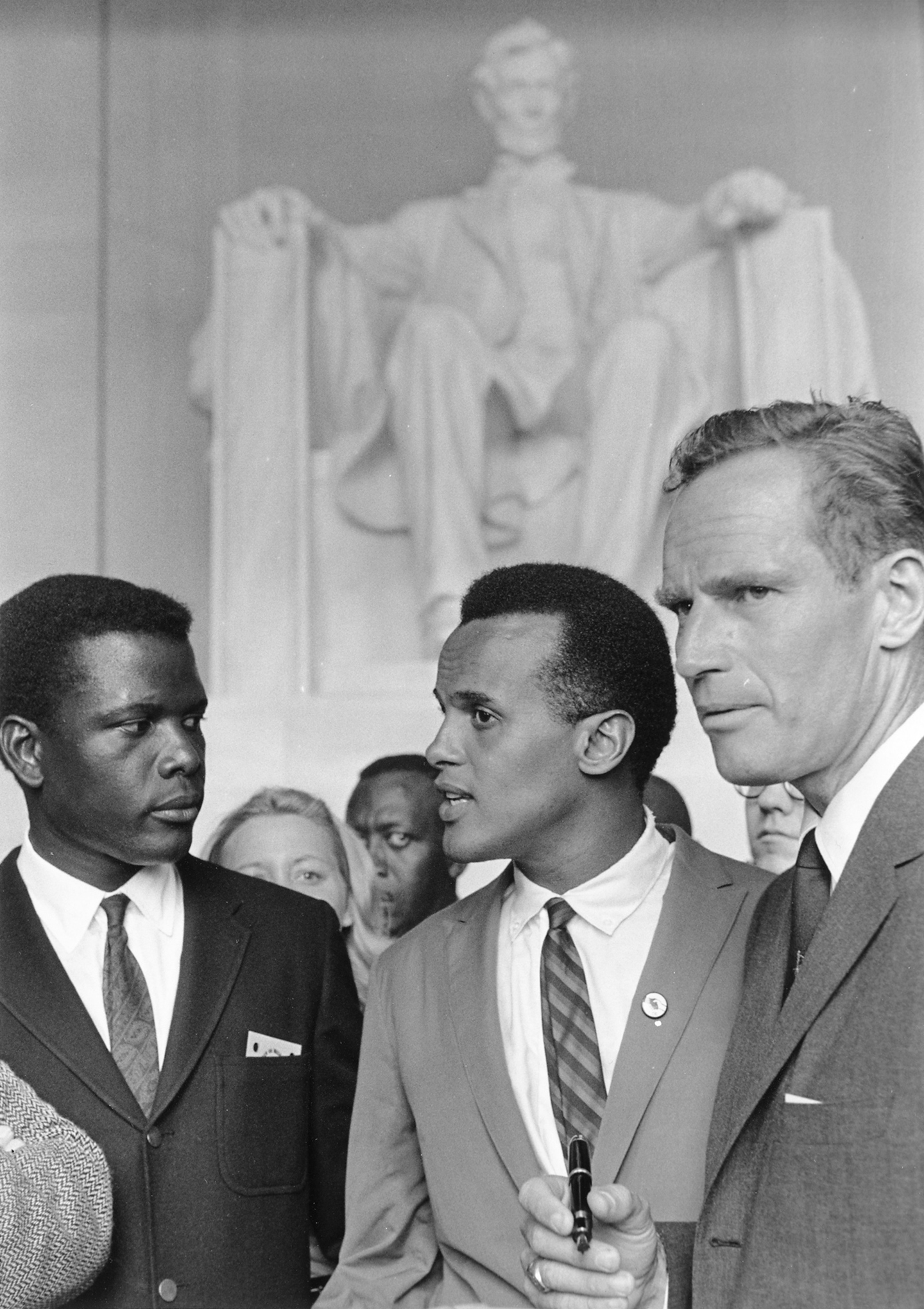 Heston at the Civil Rights March, 1963
