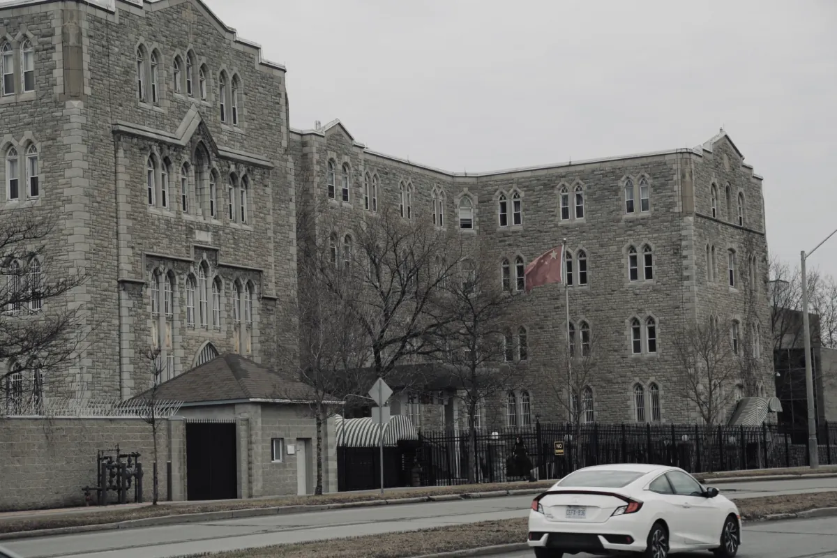 The Chinese Embassy in Ottawa in a file photo. (Jonathan Ren/The Epoch Times)