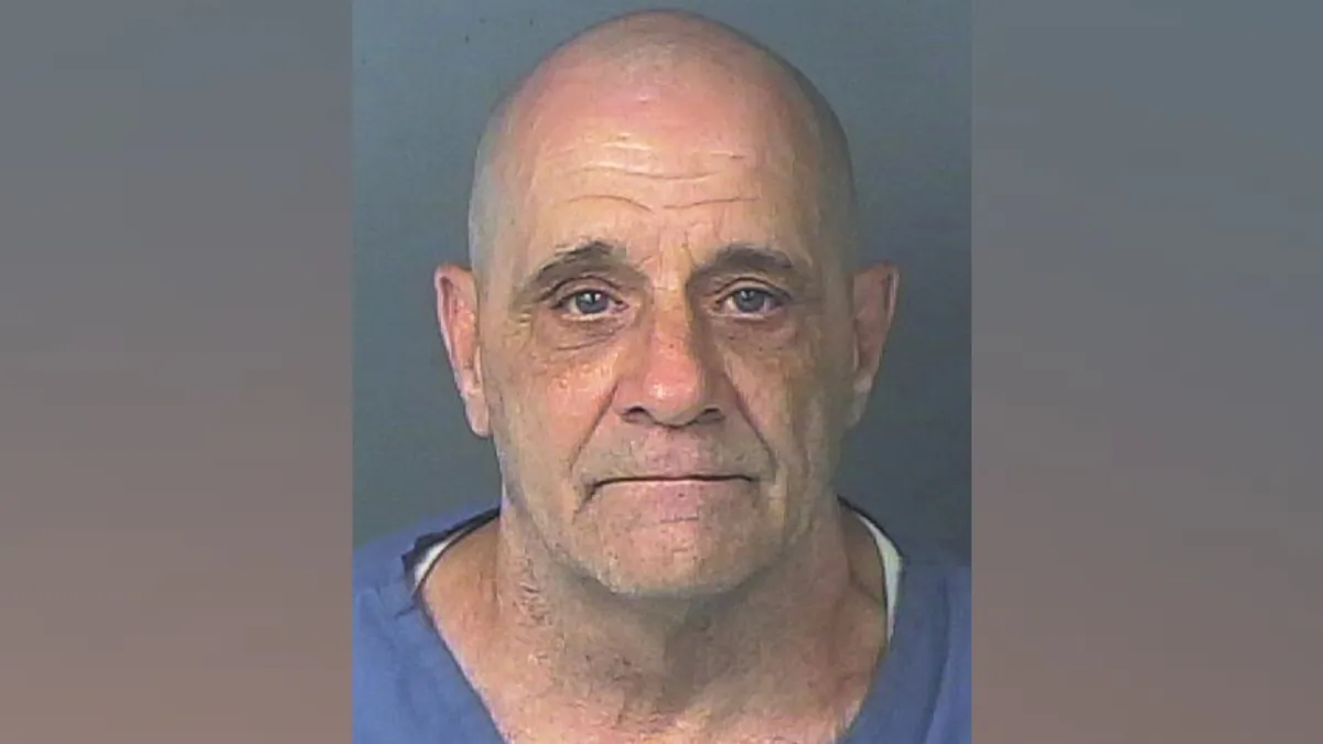 Jeffrey Norman Crum on July 27, 2023, after his arrest. (Hernando County Sheriff's Office via AP)