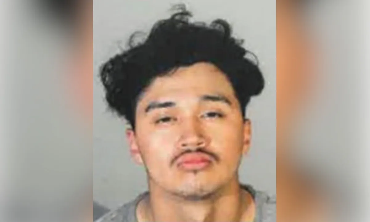 Sergio Andrew Garcia, 21, was charged with assaulting eight women in East Los Angeles on July 27, 2023. (Courtesy of the Los Angeles Police Department)
