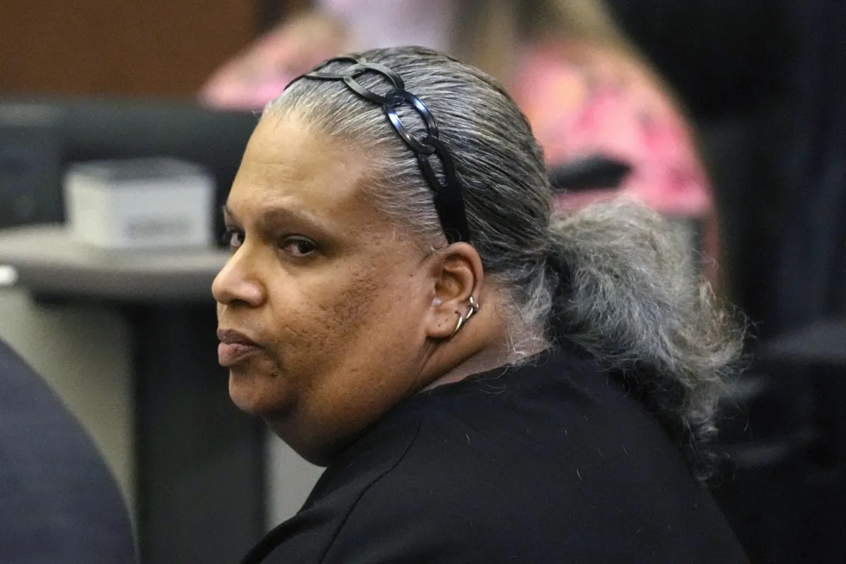 Rafaela Vasquez pauses during a court hearing prior to accepting a plea agreement of three years of supervised probation for the Uber autonomous vehicle crash that killed 49-year-old Elaine Herzberg, at Maricopa County Superior Court in Phoenix on July 28, 2023. (Ross D. Franklin/AP Photo)