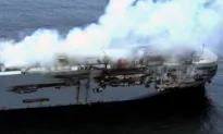 Salvage Crews Begin Towing Burning Cargo Ship to New Location Off Dutch Coast as Smoke Eases