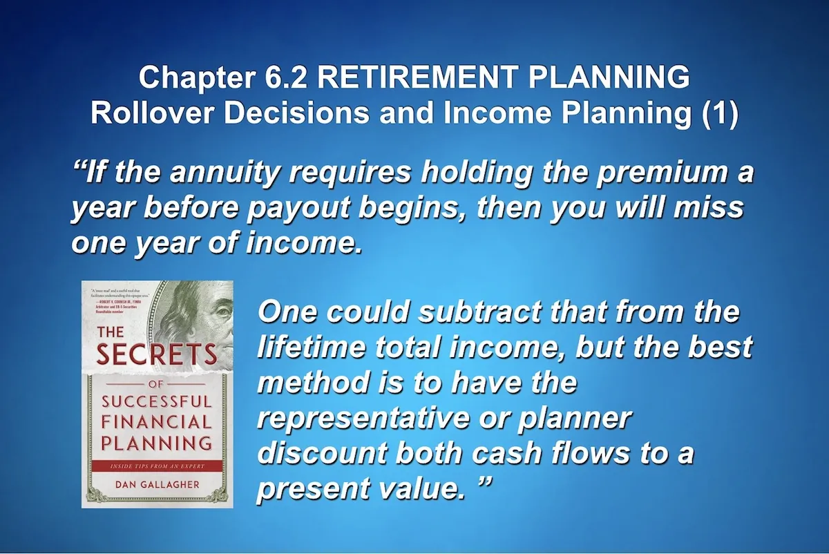 A serialization of the guide, “The Secrets of Successful Financial Planning.” 