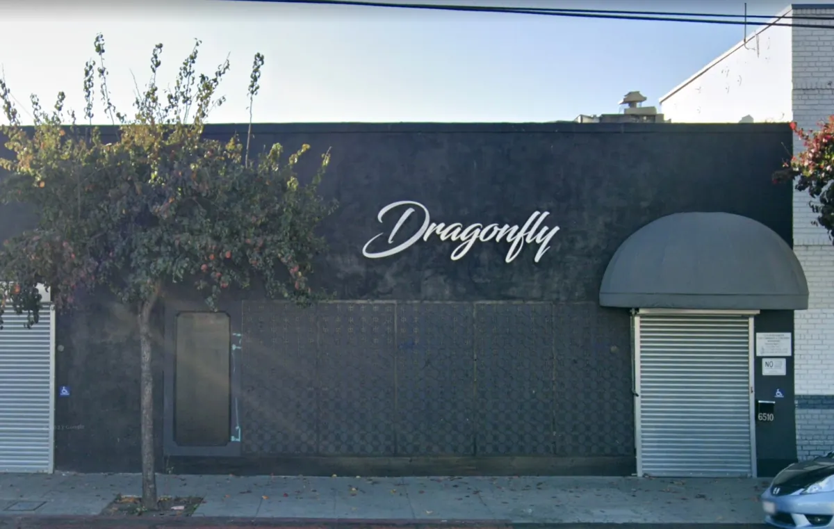 The Dragonfly Hollywood nightclub in a 2023 screenshot image in Hollywood, Calif. (Google Maps/Screenshot via The Epoch Times)