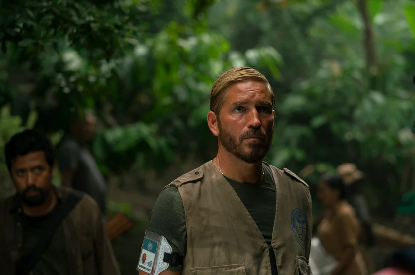Image from the "Sound of Freedom" movie with lead actor Jim Caviezel (pictured) who plays real-life former Department of Homeland Security (DHS) agent Tim Ballard. (Courtesy Angel Studios)