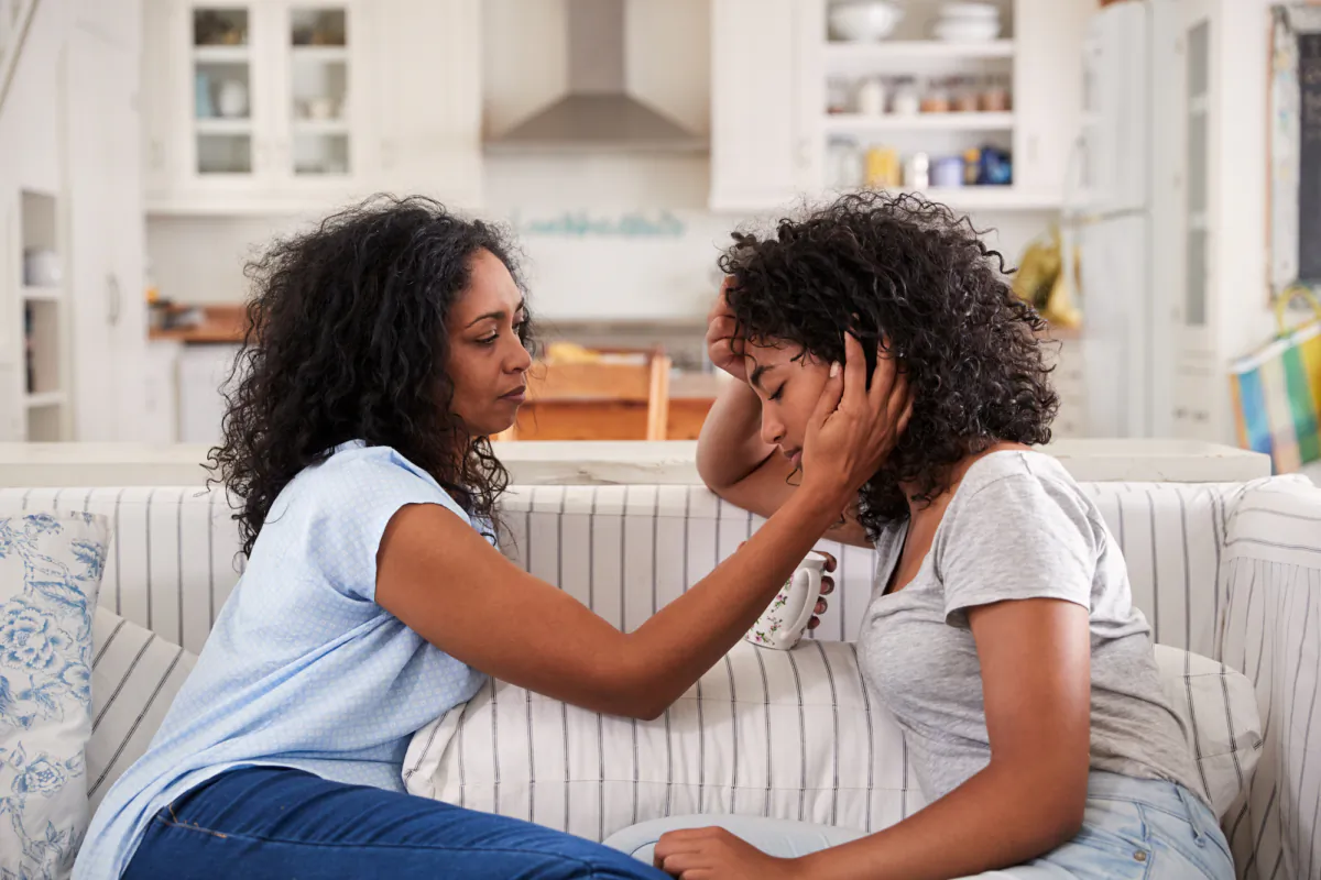 Loved ones can be gently encouraged to seek out therapy or couseling when facing struggles. (Monkey Business Images/Shutterstock)