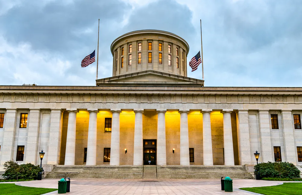 The Ohio Statehouse in Columbus, Ohio. (Shutterstock)
