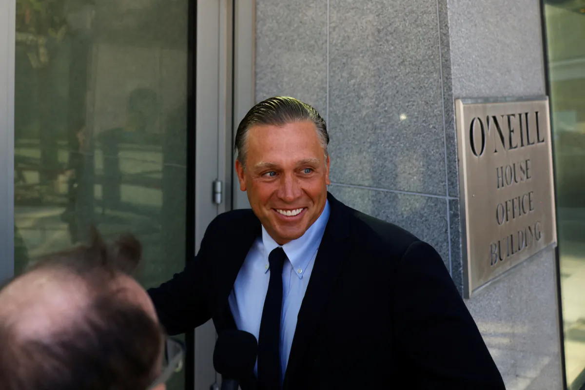Devon Archer, a former Hunter Biden business associate, arrives for a deposition before the House Oversight and Accountability Committee in Washington, on July 31, 2023. (REUTERS/Kevin Wurm)