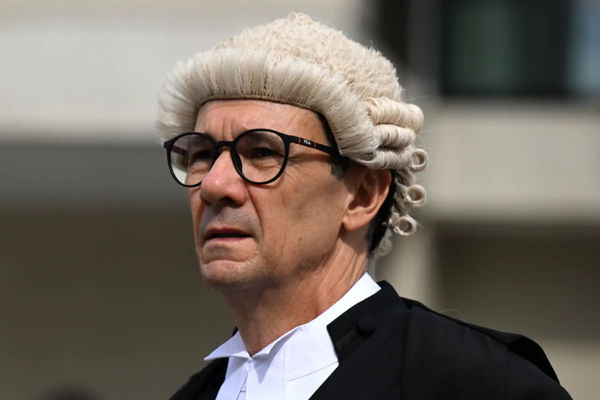 ACT director of public prosecutions Shane Drumgold leaves the ACT Supreme Court in Canberra, Australia, on Oct. 18, 2022. Former Liberal Party staffer Bruce Lehrmann is accused of raping a colleague Brittany Higgins at Parliament House in 2019. (AAP Image/Mick Tsikas)