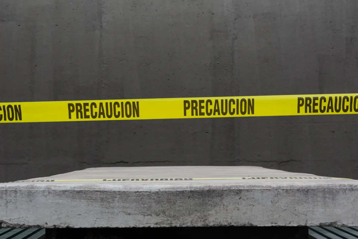Police tape in Mexico in a stock photo. (El Manu/Shutterstock)