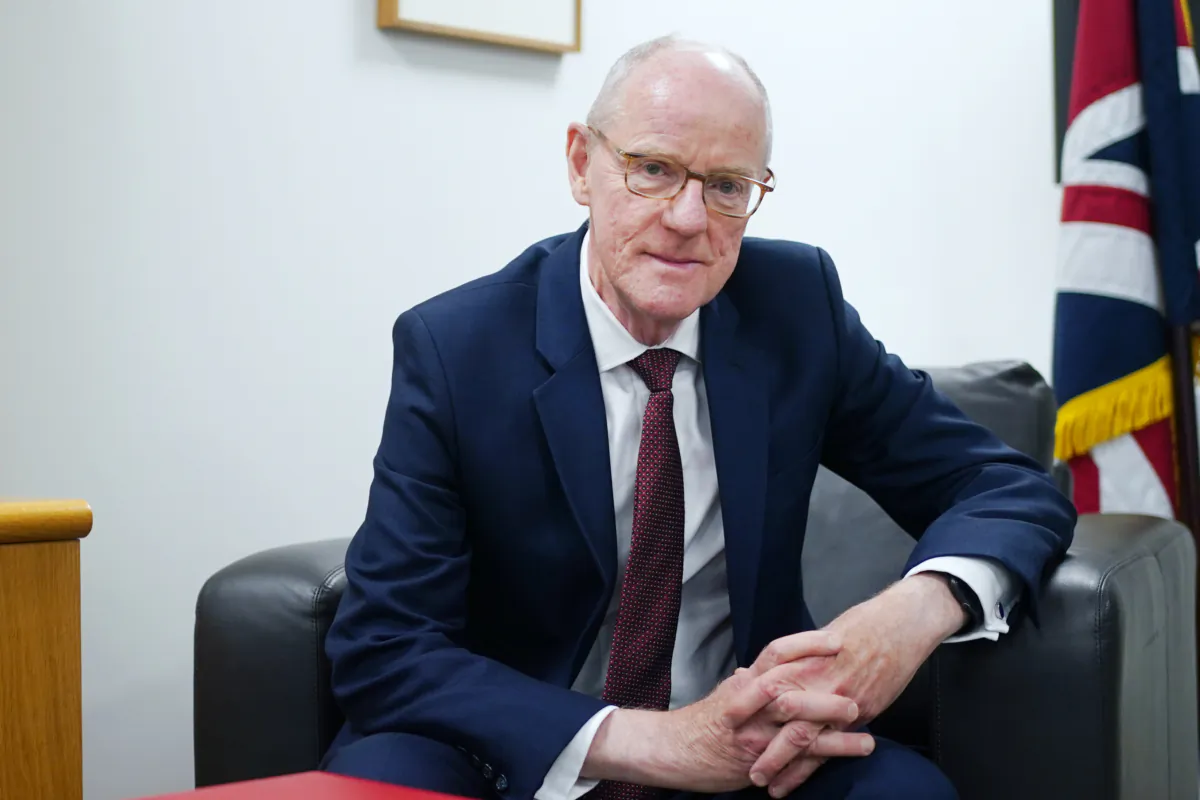 Schools minister Nick Gibb at the Department for Education in London on July 26, 2023. (Victoria Jones/PA)