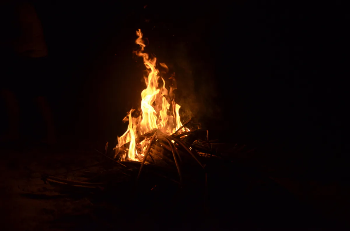 Bonfire in a stock photo. (armifello/Shutterstock)