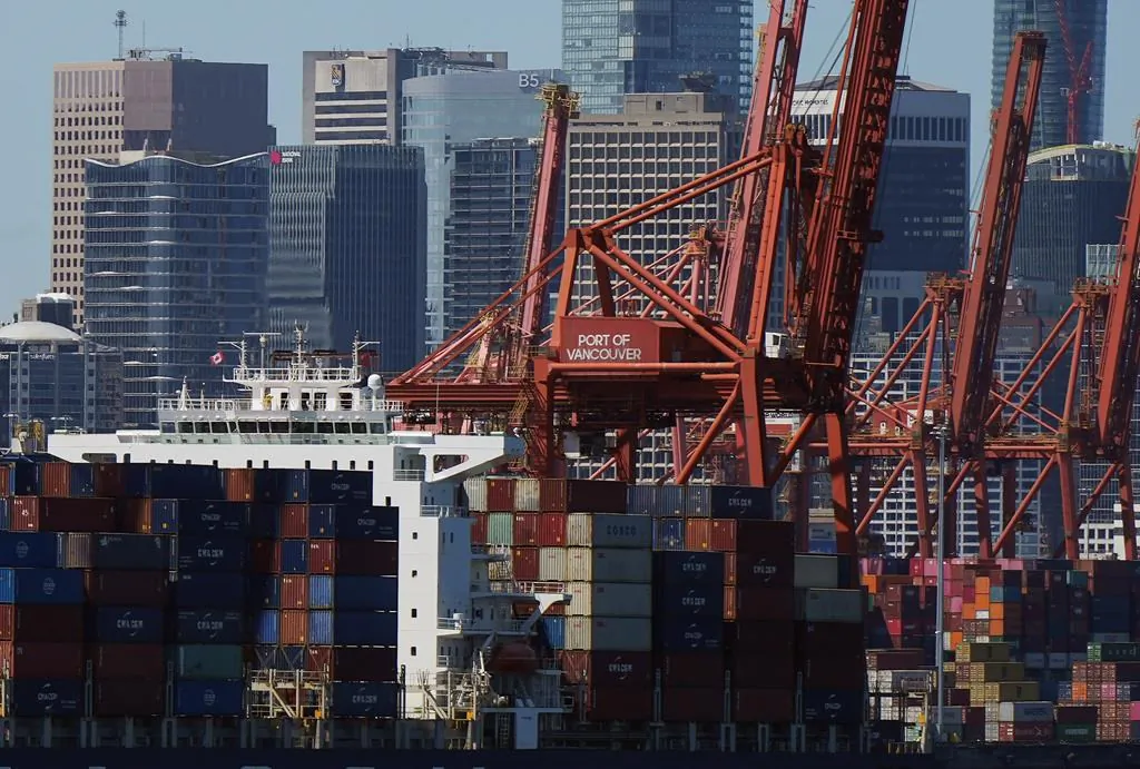 The Port of Vancouver in B.C. in a file photo. (The Canadian Press)