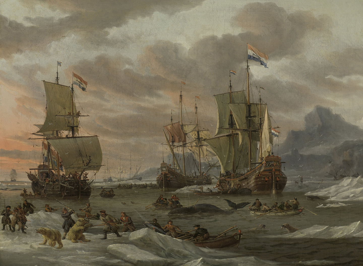 Whaling Grounds in the Arctic Ocean