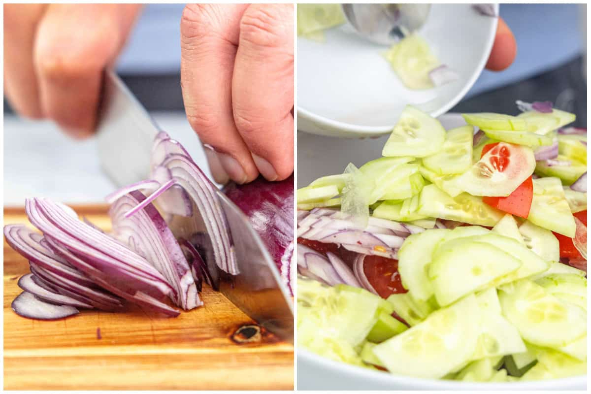 Making Panzanella