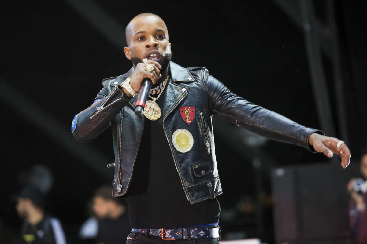 Rapper Tory Lanez performs at HOT 97 Summer Jam 2018 at MetLife Stadium in East Rutherford, N.J., on June 10, 2018. (Scott Roth/Invision/AP)